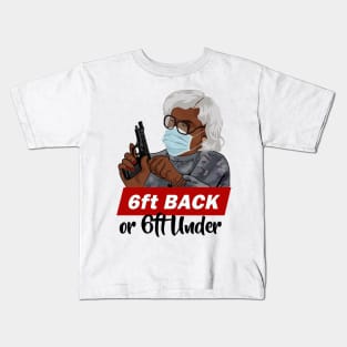 6ft BACK or 6ft Under T SHIRT Kids T-Shirt